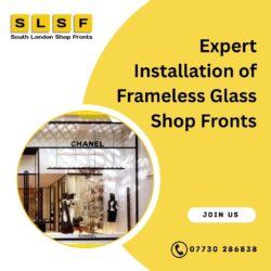 Frameless Glass Shop Fronts in London