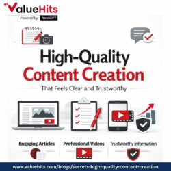 High Quality Content Creation That Feels Clear and Trustworthy