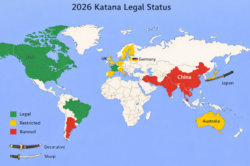 Katana Legality by Country: 2026 Global Laws and Buying Guide