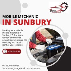 Mobile Mechanic In Sunbury | Trusted Repairs By 5 Star Auto Garage And Mobile