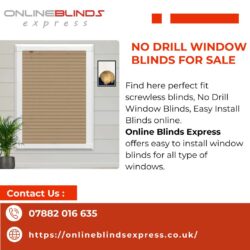 No Drill Window Blinds – Hassle-Free, Damage-Free Installation