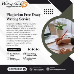 Plagiarism Free Essay Writing Service – Writing Sharks