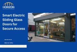 Smart Electric Sliding Glass Doors for Secure Access – Horizon Automatic Doors