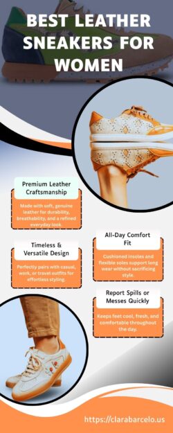 Best Leather Sneakers for Women | Timeless Style by Clara Barcelo