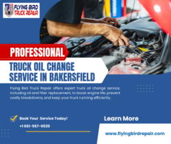 Professional Truck Oil Change Service in Bakersfield