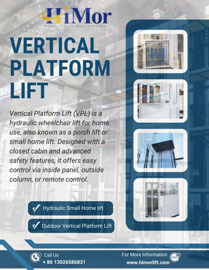 Vertical Platform Lift for Indoor & Outdoor Use | Himor Lift