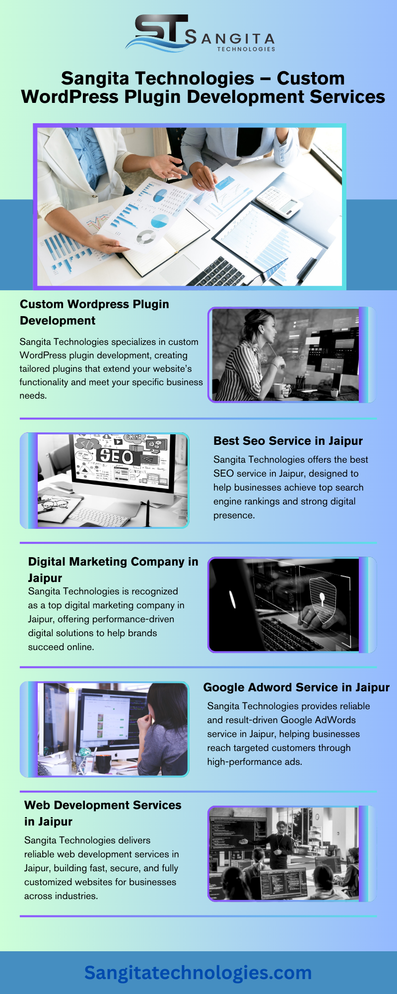 Sangita Technologies – Custom WordPress Plugin Development Services