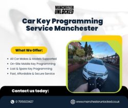 Professional Car Key Programming Service for All Cars in Manchester
