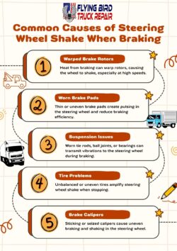 Common Causes of Steering Wheel Shake When Braking