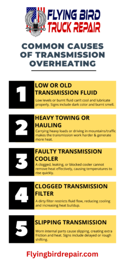 Common Causes of Transmission Overheating