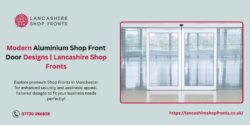Modern Aluminium Shop Front Door Designs | Lancashire Shop Fronts
