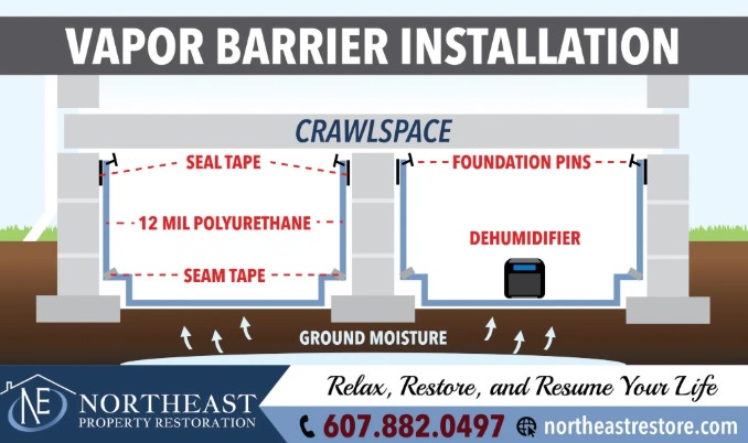 Northeast Vapor Barrier Installation
