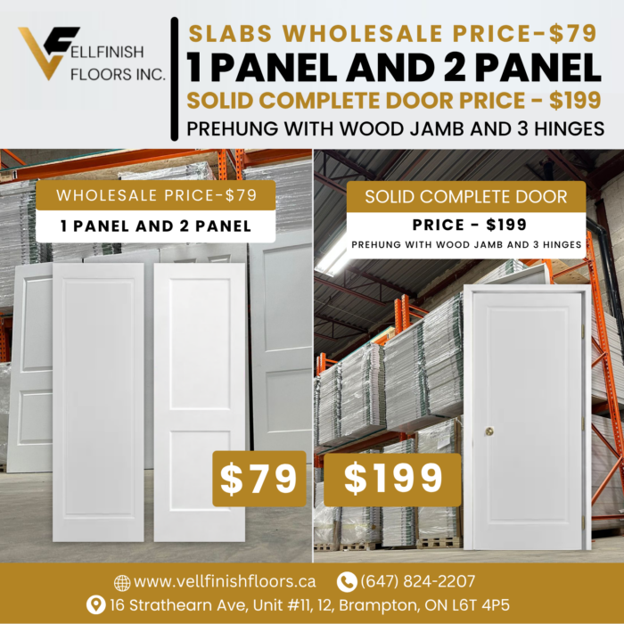 Slab Doors Wholesale – Best Prices, Quality You Can Trust