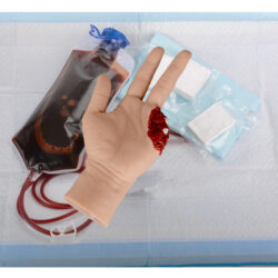 Finger Amputation Stop Bleeding Training Hand Kit