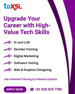 Upgrade your career with high-value tech skills at ToXSL Technologies