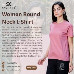 Explore Premium Quality Women Round Neck T-Shirts for a Modern Look